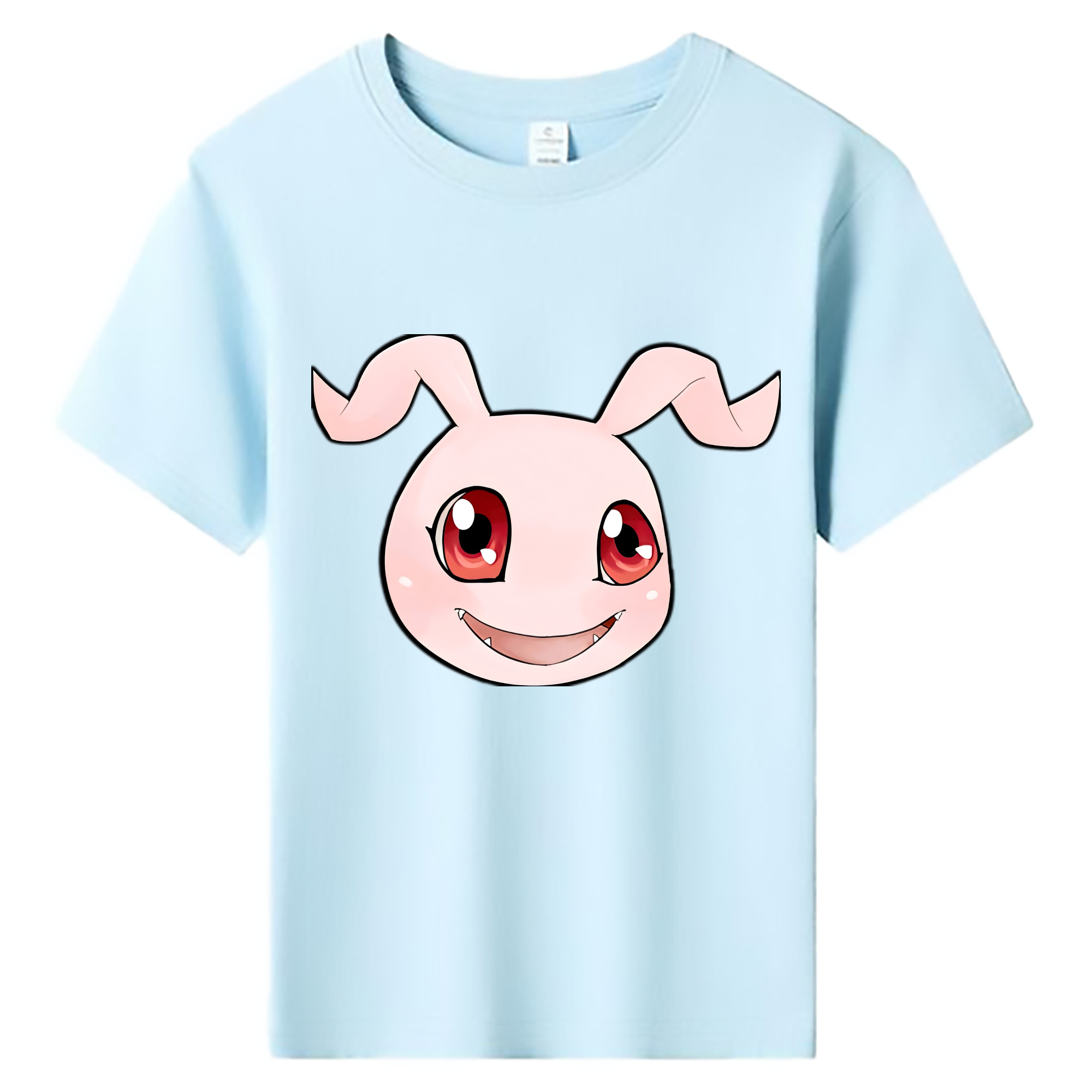 （画像用） Digimon デジタルモンスター/デジモン 綿100％キッズTシャツ（フロントプリント）